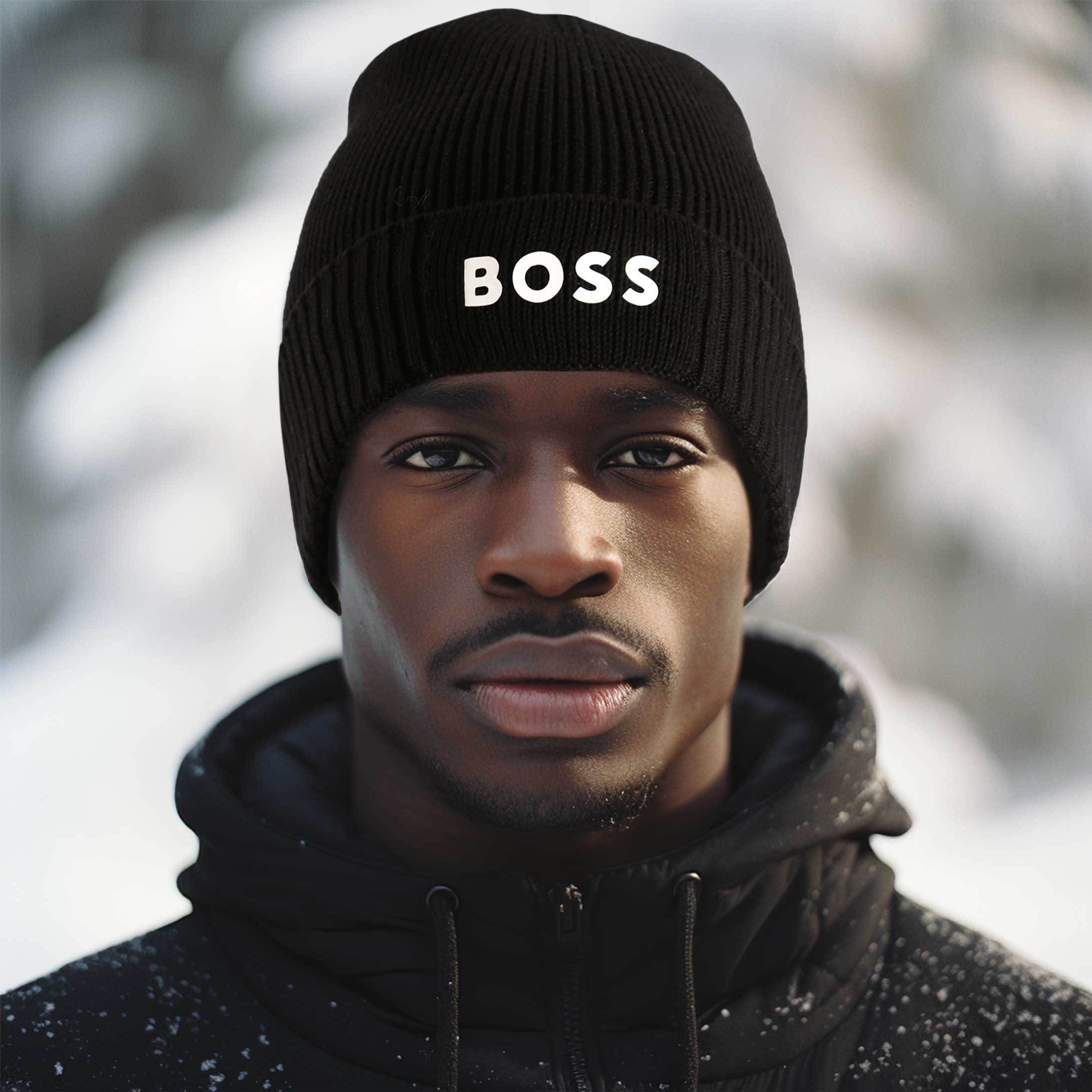 BOSS AFOX UNISEX - Berretto - light beige one/beige