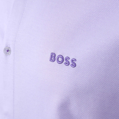 BOSS Biadia R Short Sleeve Shirt in Lilac Logo