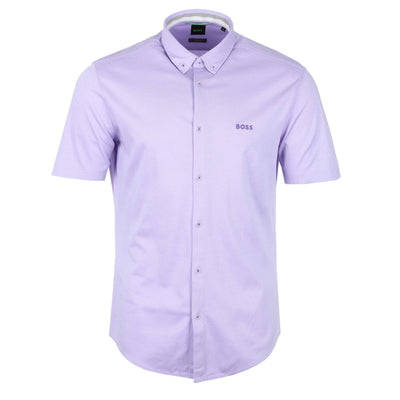 BOSS Biadia R Short Sleeve Shirt in Lilac
