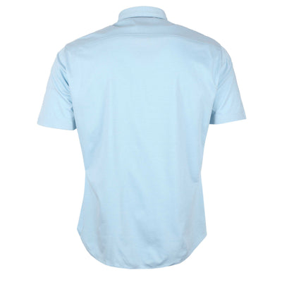 BOSS Biadia R Short Sleeve Shirt in Sky Blue Back