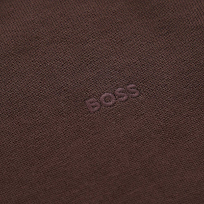 BOSS Botto L Knitwear in Dark Brown Logo