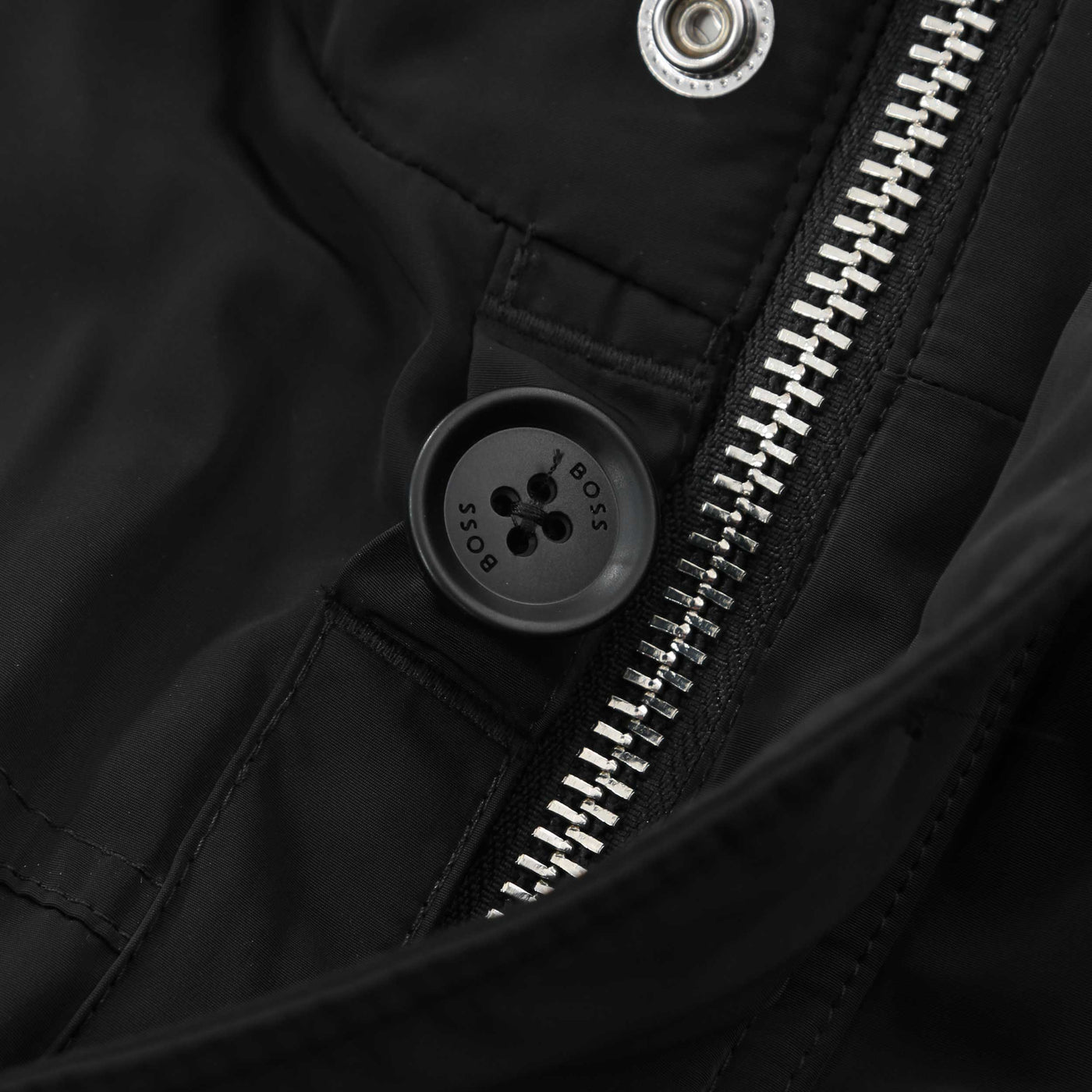 BOSS Dadico Jacket in Black Button Logo