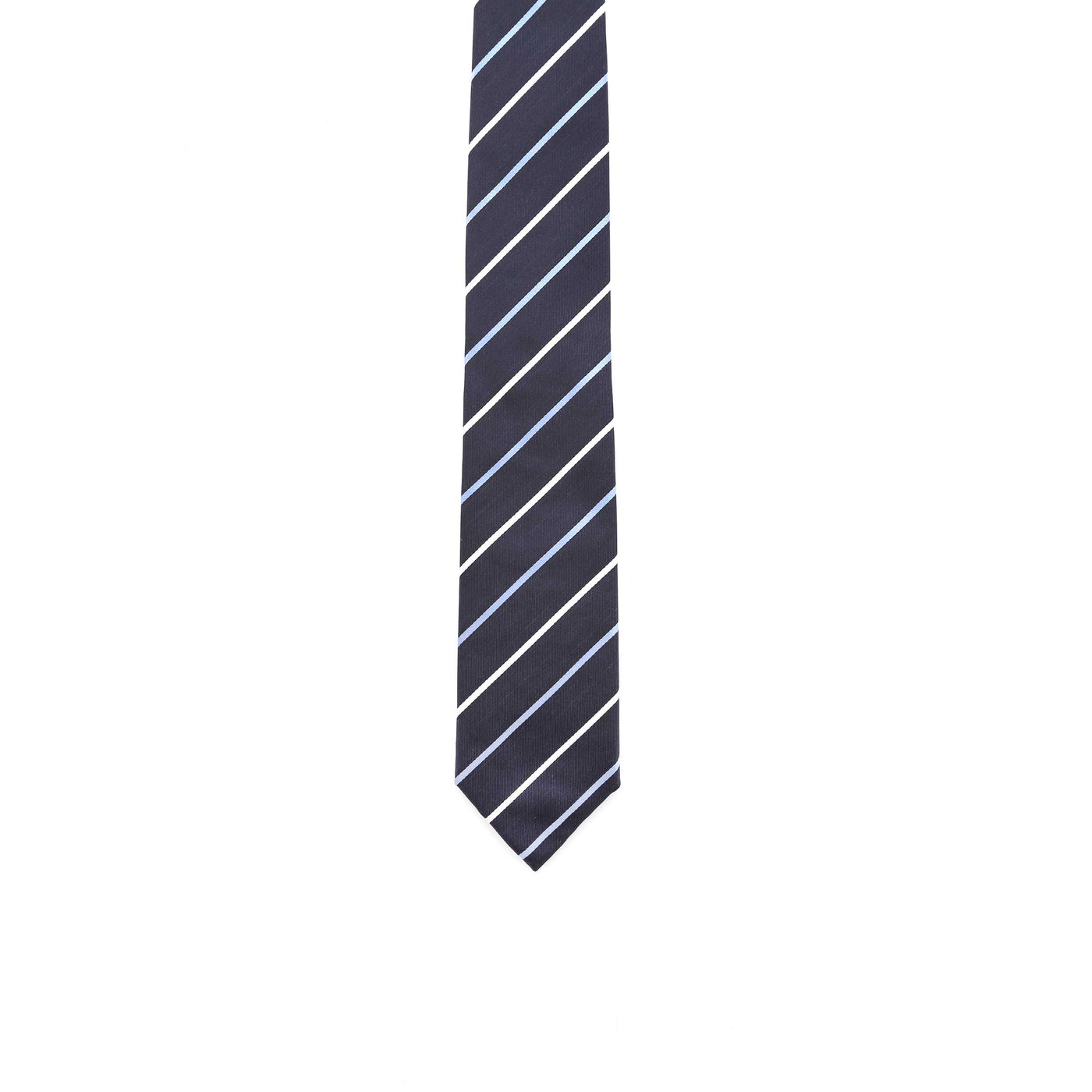 BOSS H Tie 7.5cm Tie in Navy Stripe