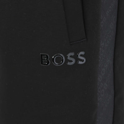 BOSS Headlo Mirror Sweat Short in Black Logo