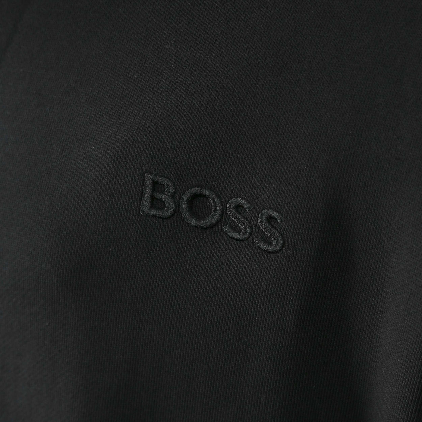 BOSS Iconic Hooded Robe Dressing Gown in Black Logo