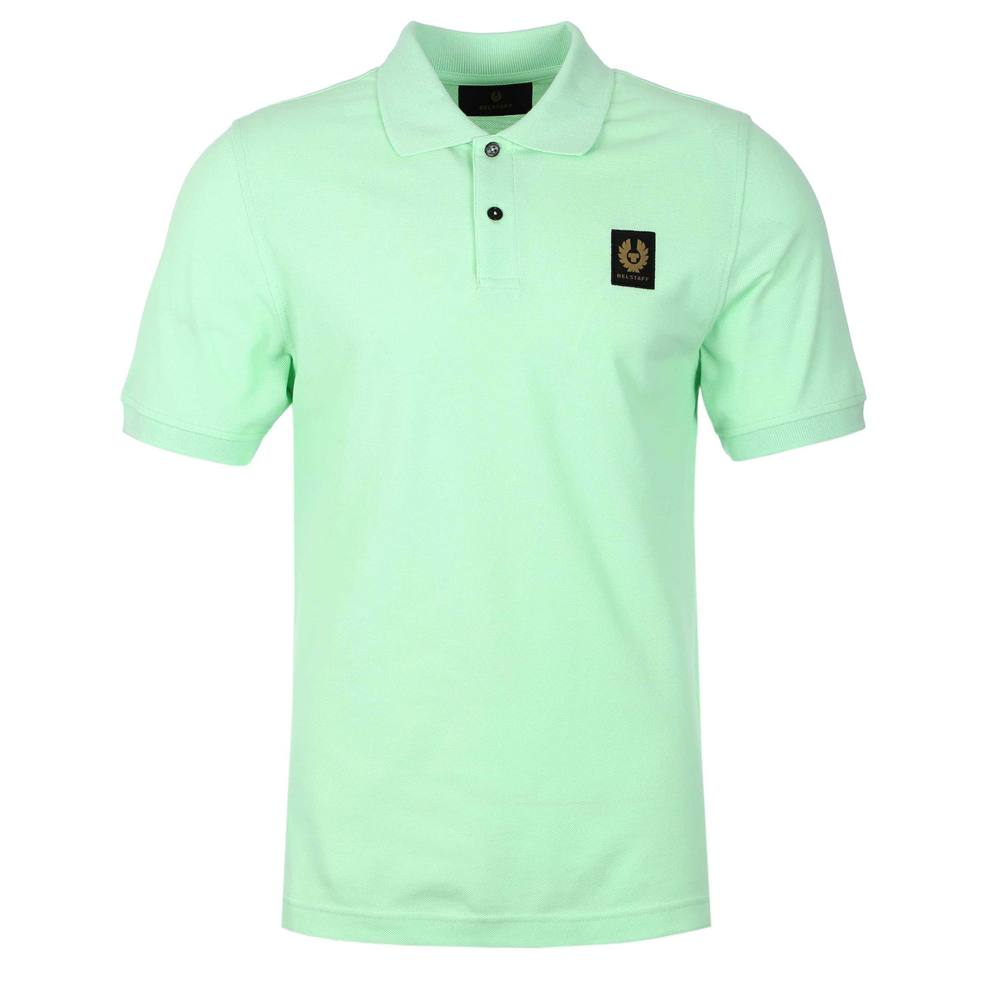 Belstaff Classic Short Sleeve Polo Shirt in New Leaf Green