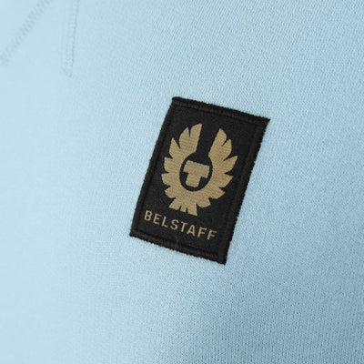 Belstaff Classic Sweat Top in Skyline Blue Logo