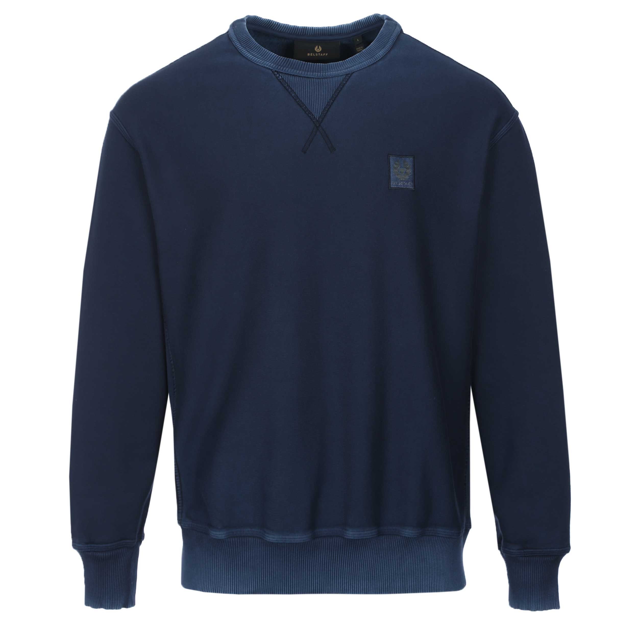 Belstaff Hockley Crewneck Sweat Top in Insignia Blue I Belstaff I