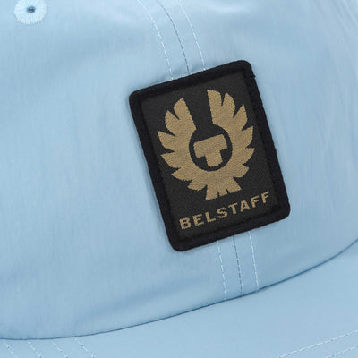 Belstaff Phoenix Logo Cap in Skyline Blue Logo