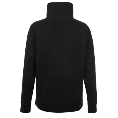 Belstaff Signature Quarter Zip Ladies Sweatshirt in Black Back