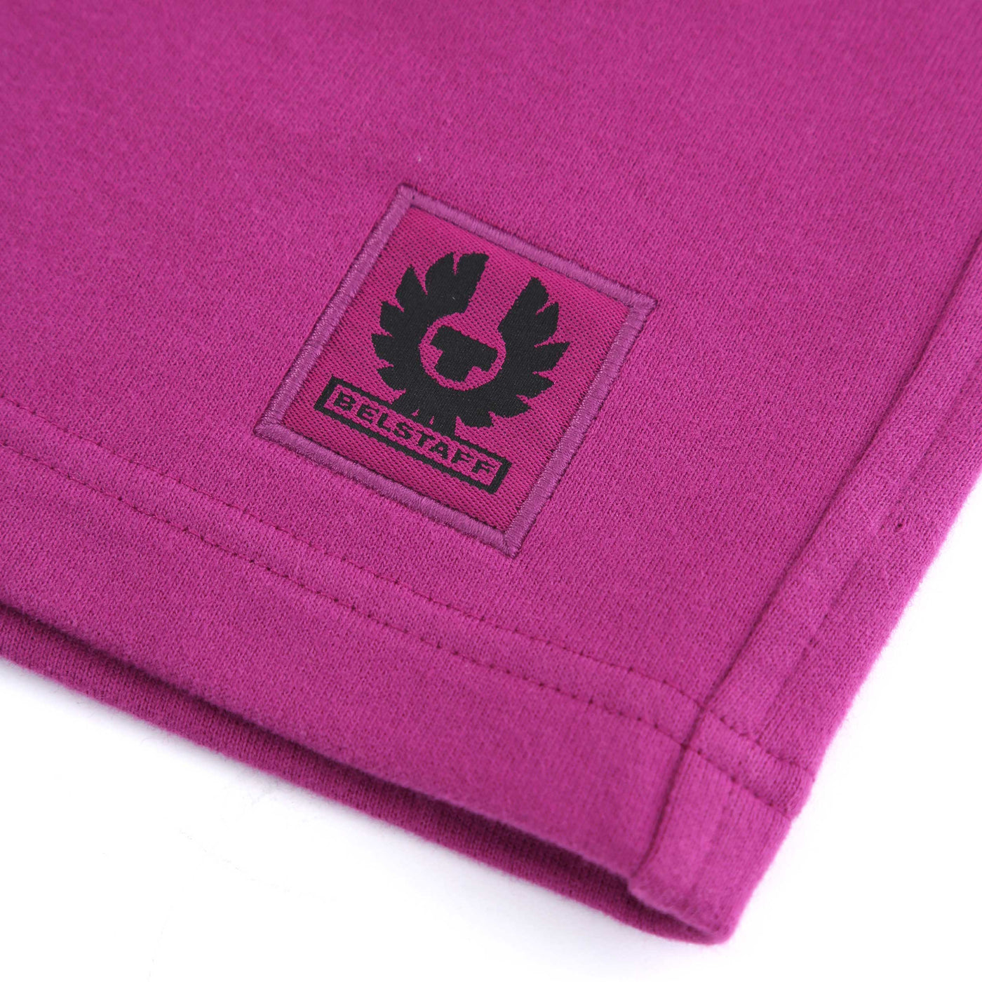 Belstaff Sweat Short in Bright Purple Logo