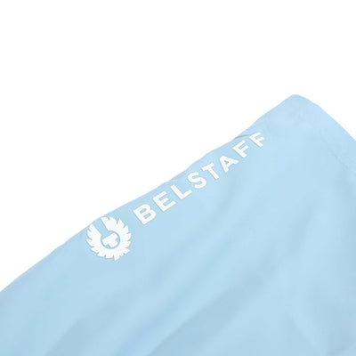 Belstaff Tiller Swim Short in Skyline Blue Logo