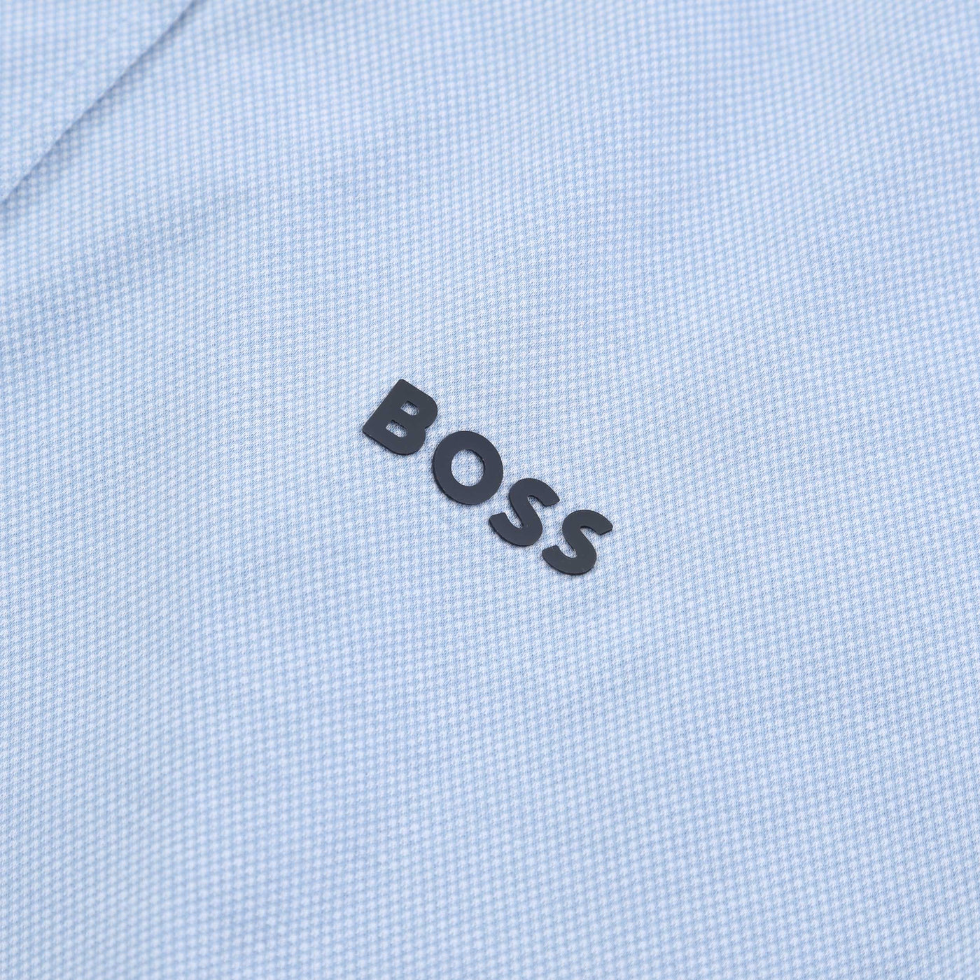 BOSS Biado R Shirt in Light Blue Logo