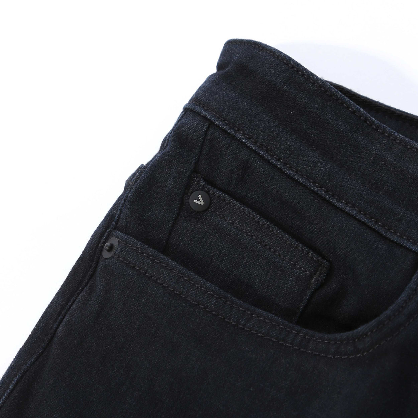 BOSS Delaware3-1 Jean in Black Blue Denim Pocket Detail