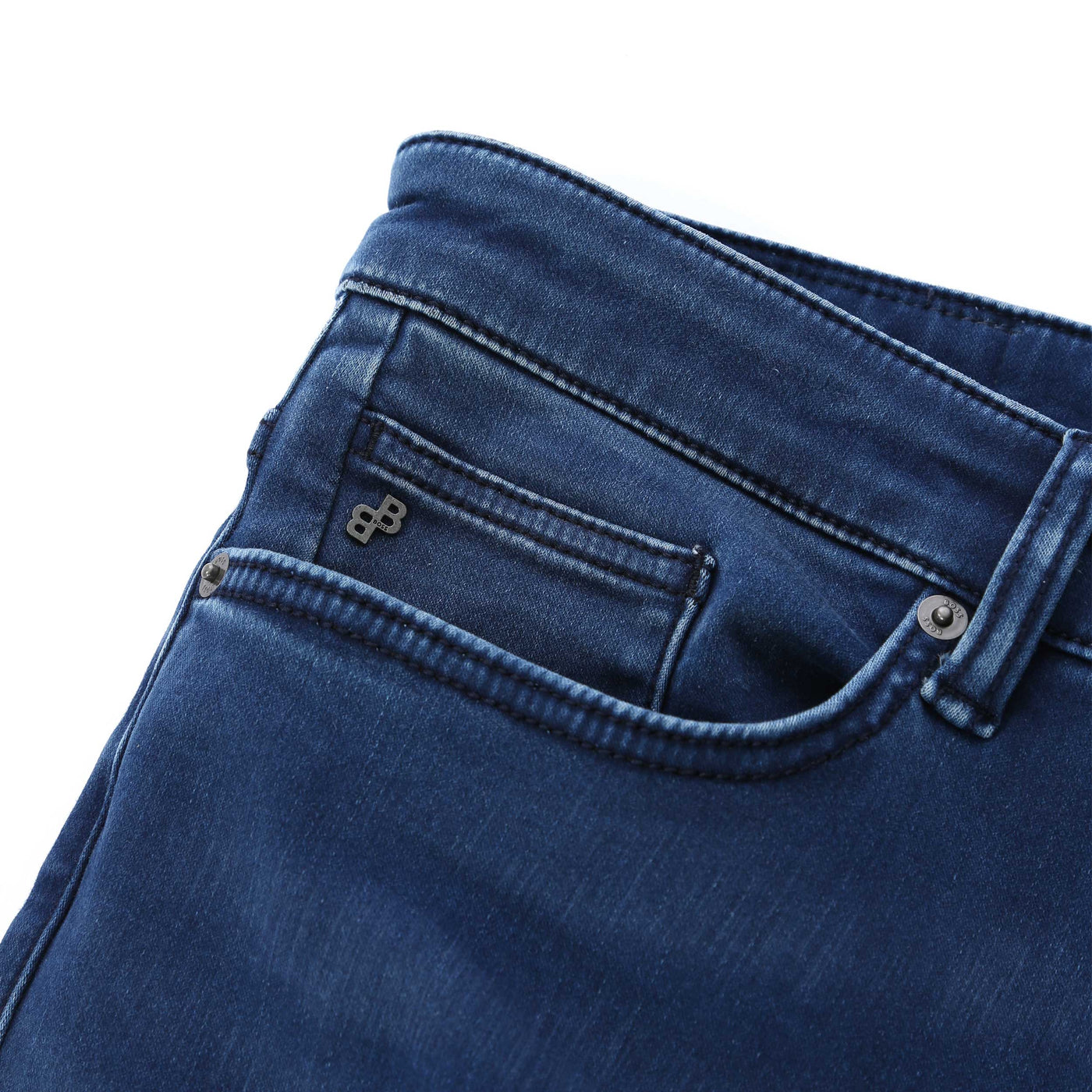 BOSS Delaware3-1 Jean in Mid Blue Denim Pocket Detail