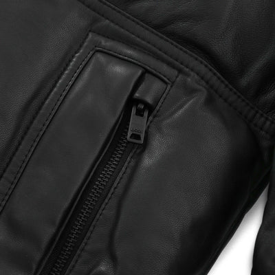 Boss Joholo Jacket in Black Zip
