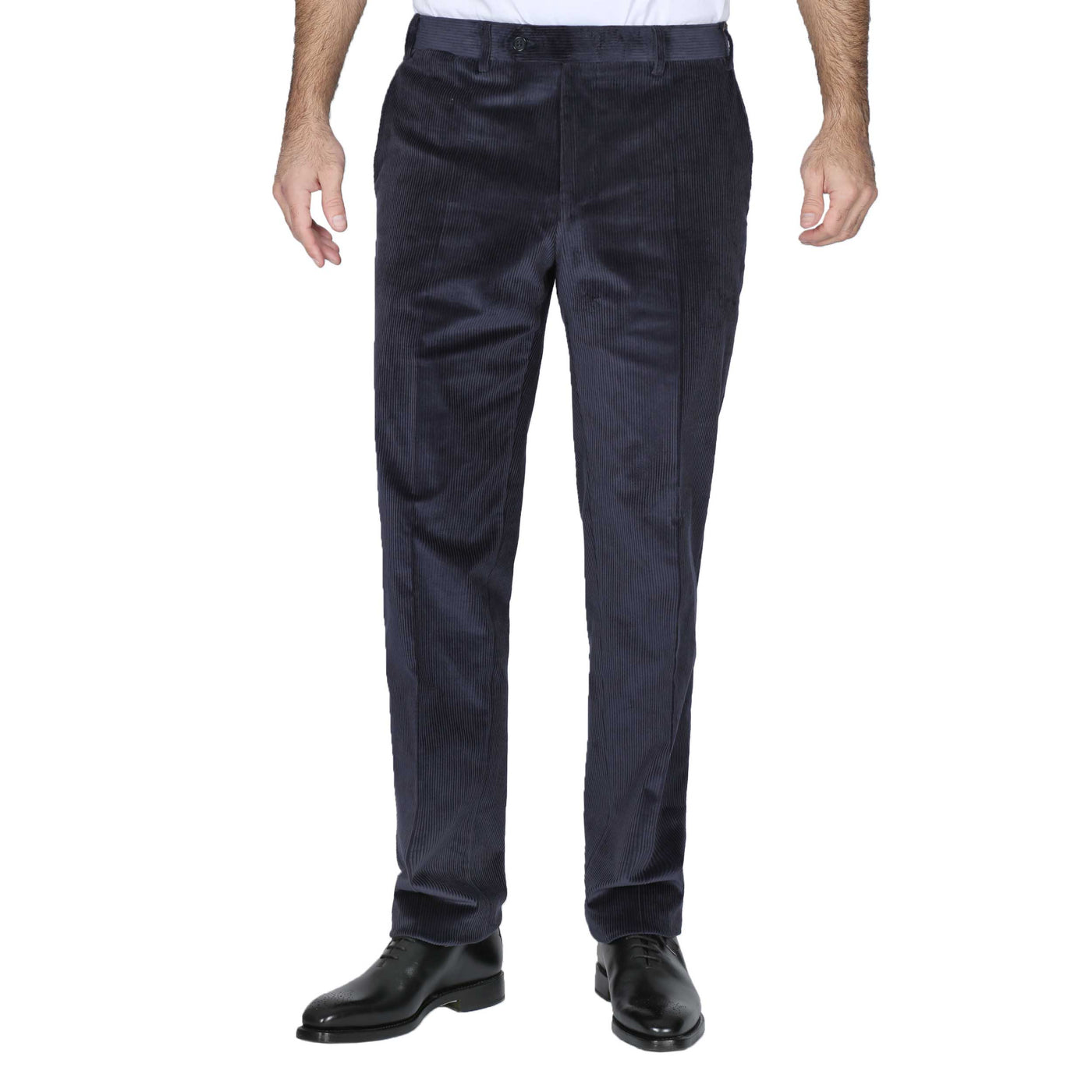 Canali Cord Trouser in Navy