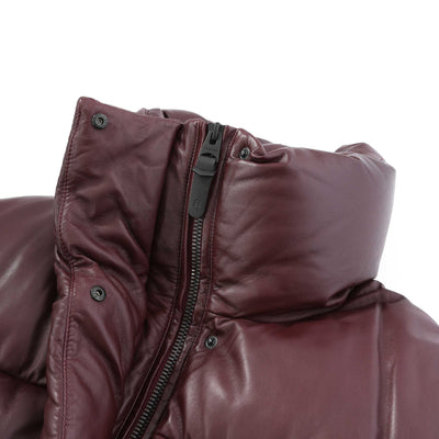 Mackage Saya Ladies Leather Jacket in Garnet Zip