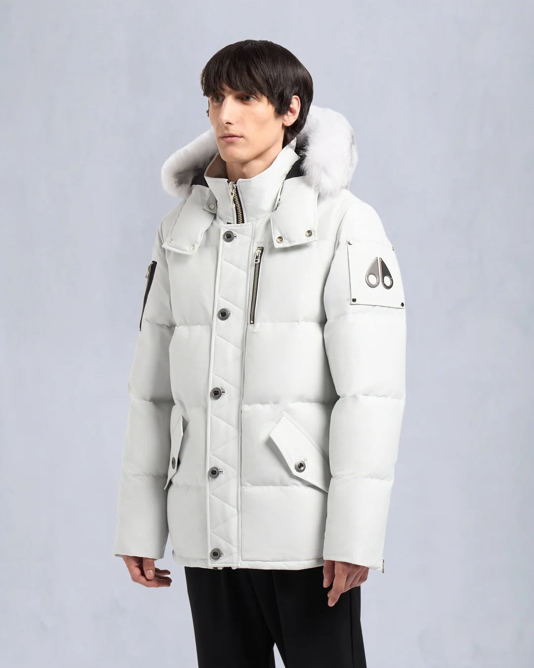 Grey Moose Coats Moose Knuckles 3Q Jacket In Storm Grey Natural