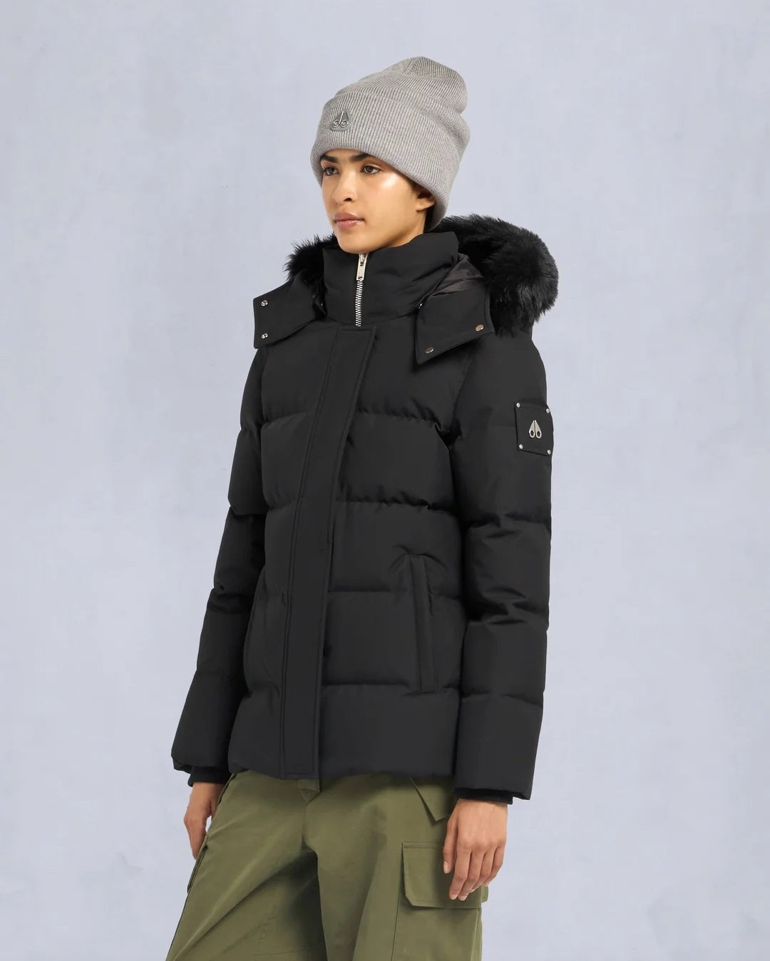 Moose Knuckles W Cloud 3Q SH Ladies Jacket in Black Moose Knuckles Norton Barrie