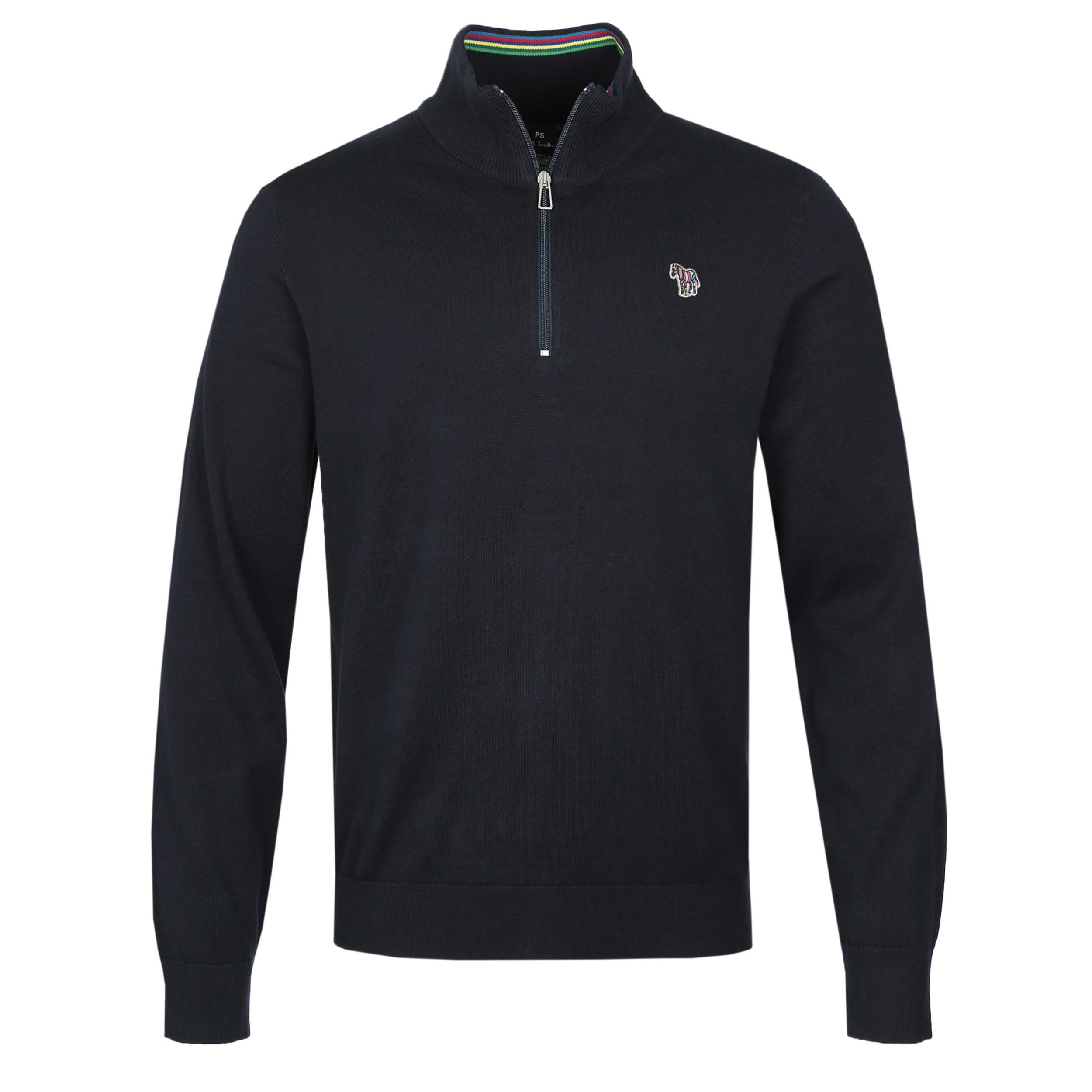 Paul Smith Navy Embroidered 'Doodle' Roll Neck Sweater W2R-967K-G30838 48 main image 1