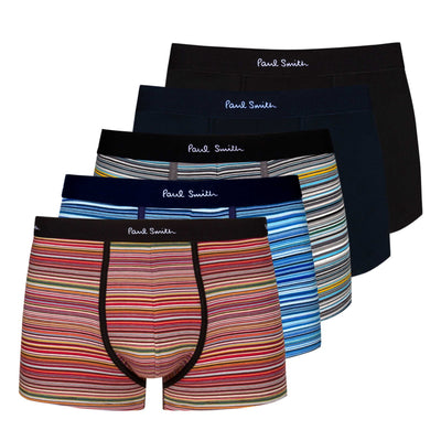 Paul Smith Trunk 5 Pack Signature Underwear in Multi