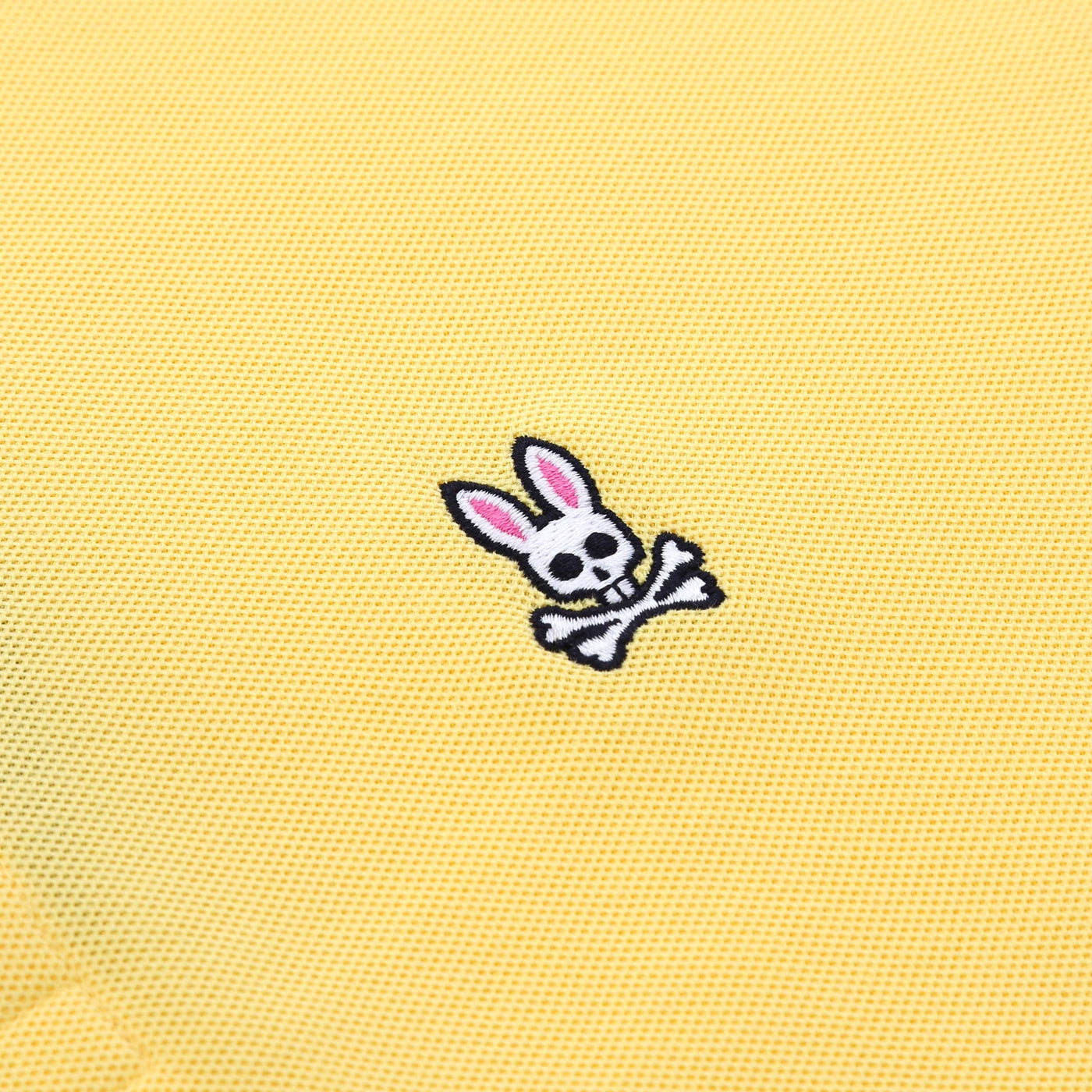 Psycho Bunny Classic Polo Shirt in Lemon Drop Logo