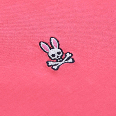 Psycho Bunny Classic T-Shirt in Camellia Rose Pink Logo