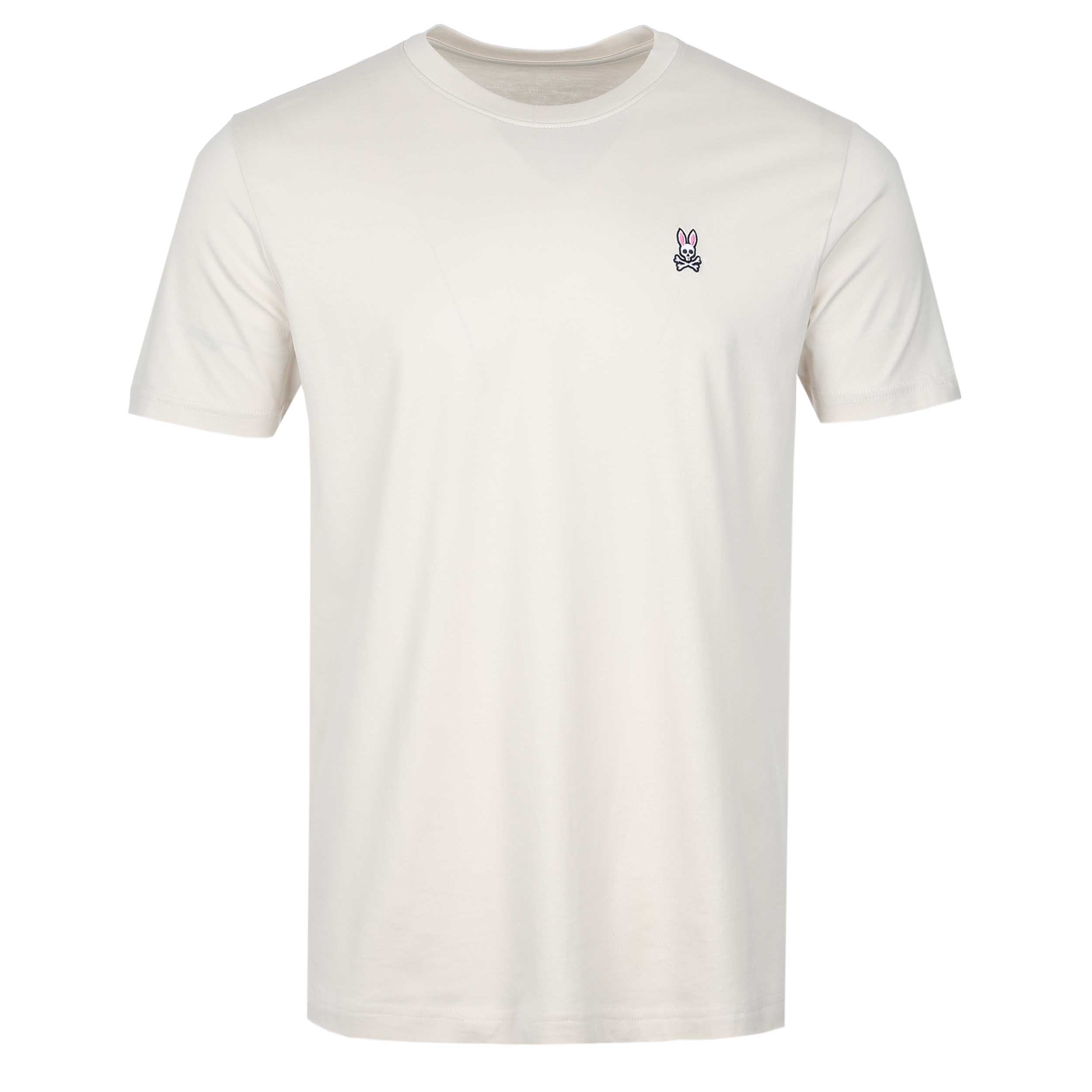 Psycho Bunny Classic T-Shirt in Natural Linen Psycho Bunny Classic T-Shirt in Natural Linen