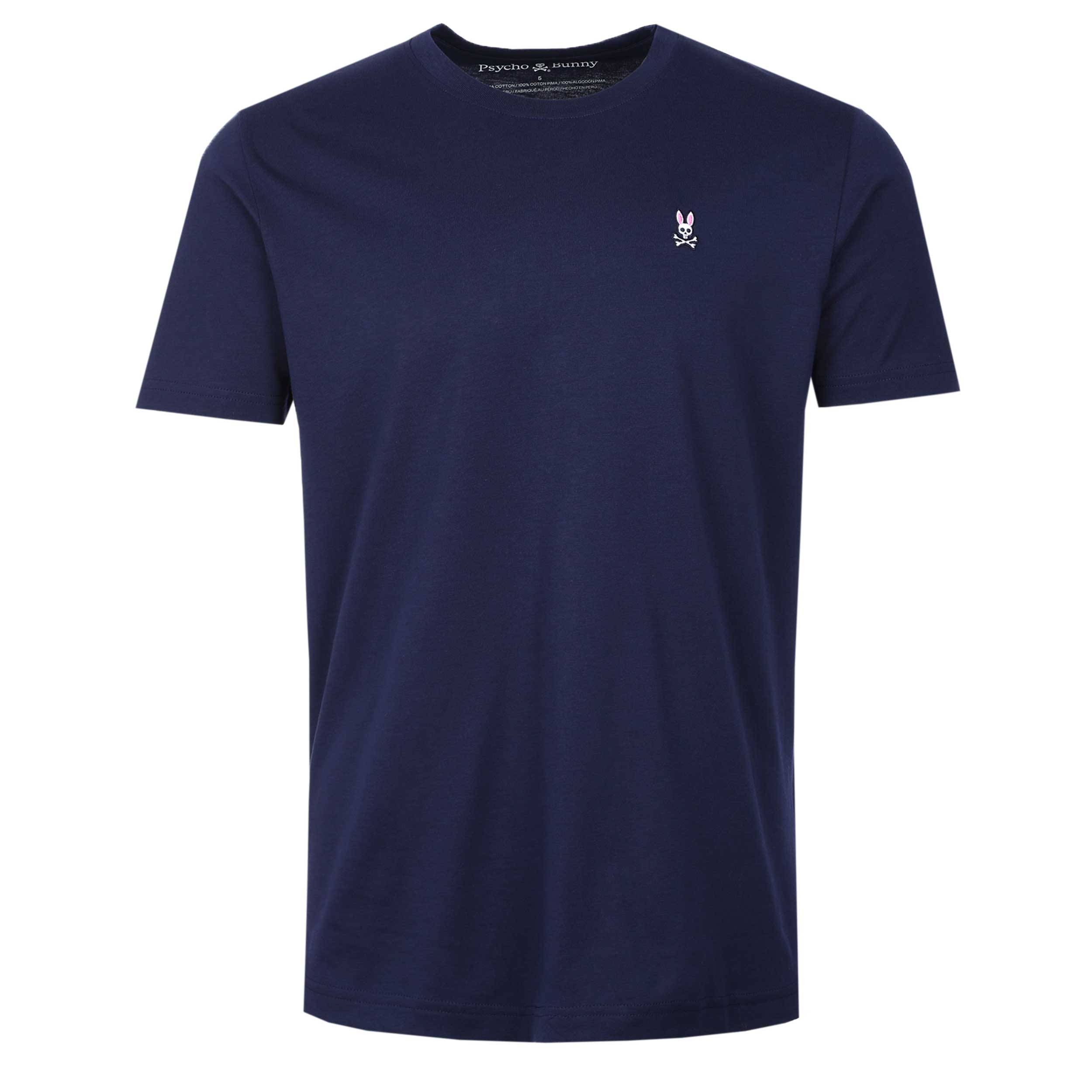 Psycho Bunny Classic T Shirt in Evening Blue Psycho Bunny Classic T Shirt in Evening Blue