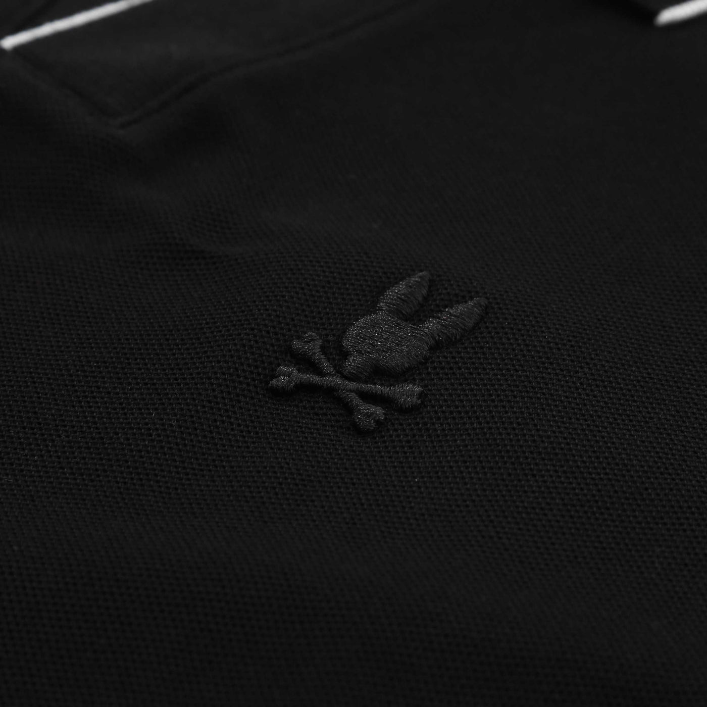 Psycho Bunny Easthills Johnny Polo Shirt in Black Logo