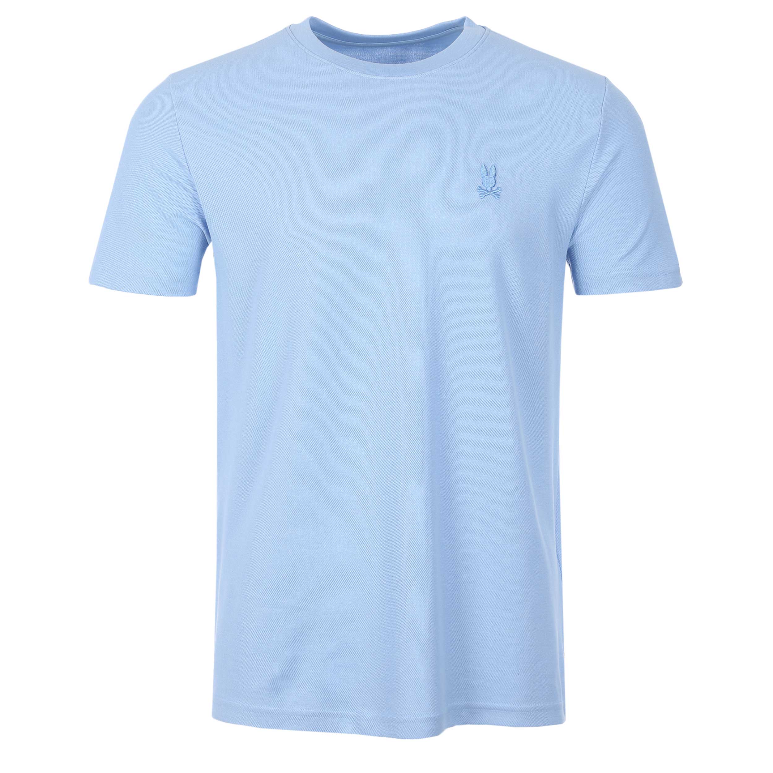 Psycho Bunny Stanford Pique T-Shirt in Serenity Sky Blue