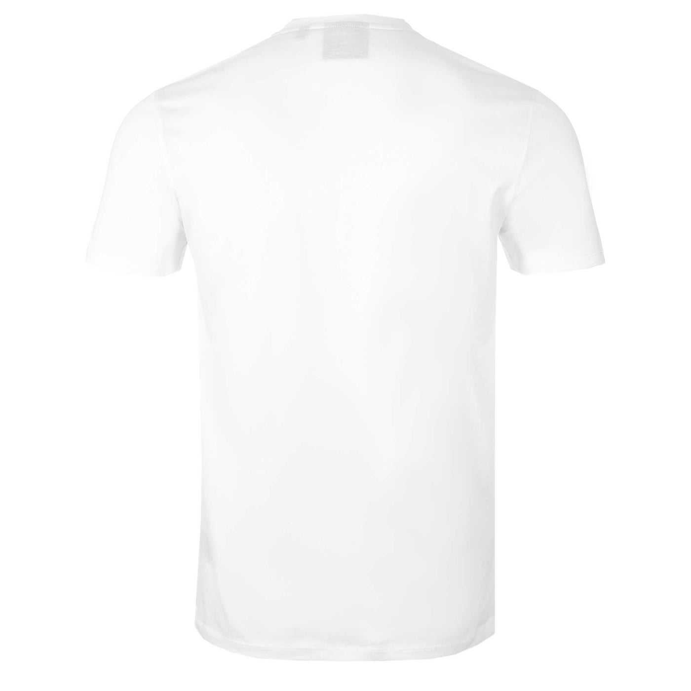 Sandbanks Badge Logo T Shirt in White Back