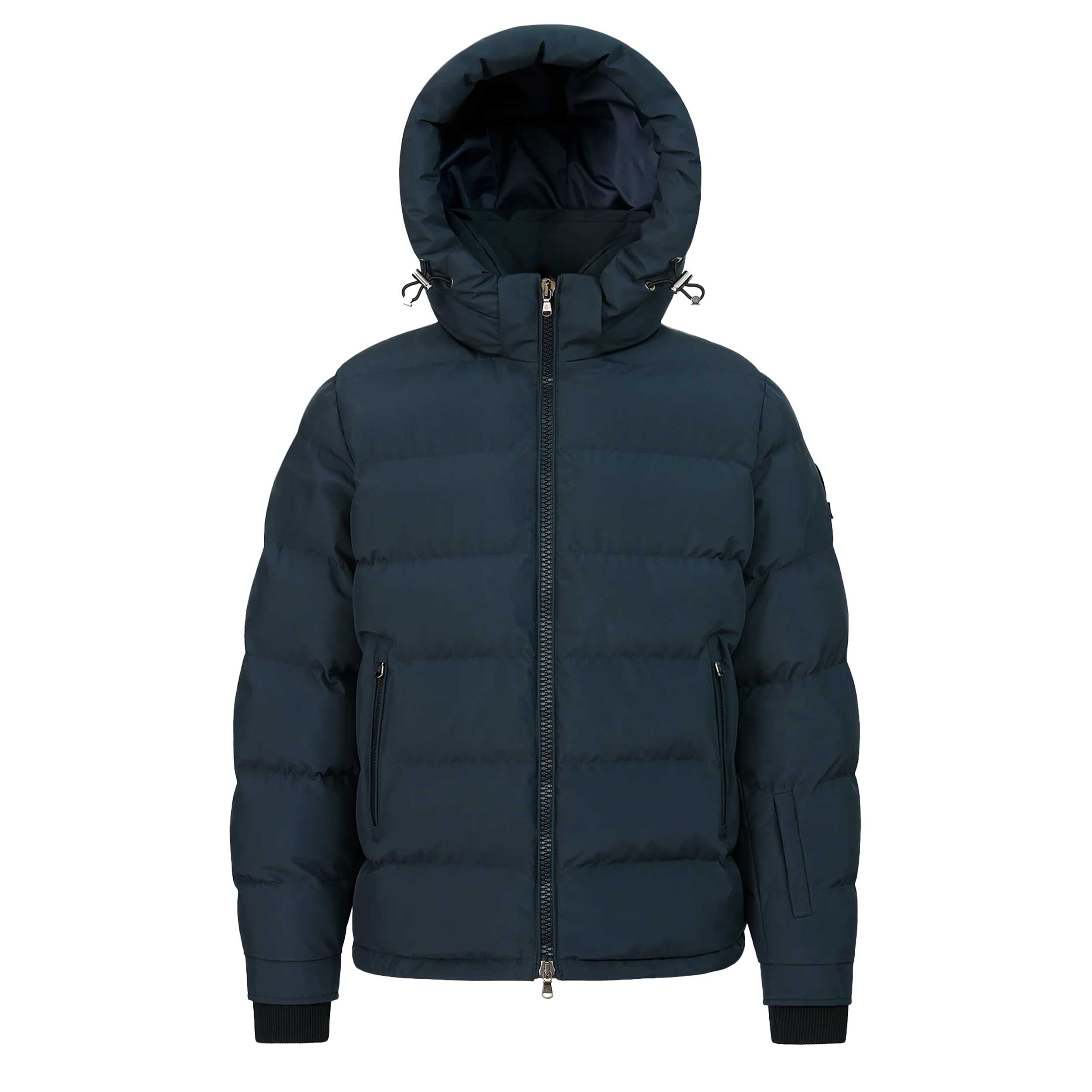 Sandbanks Banks Tri-Colour Puffer Jacket in Navy Sandbanks Banks Tri-Colour Puffer Jacket in Navy