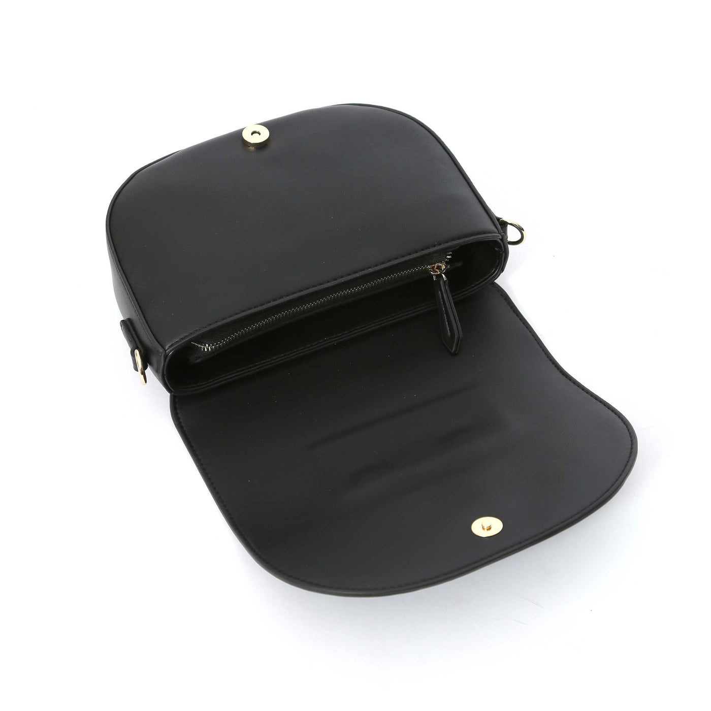 Valentino Bags Coney Ladies Shoulder Bag in Black Open