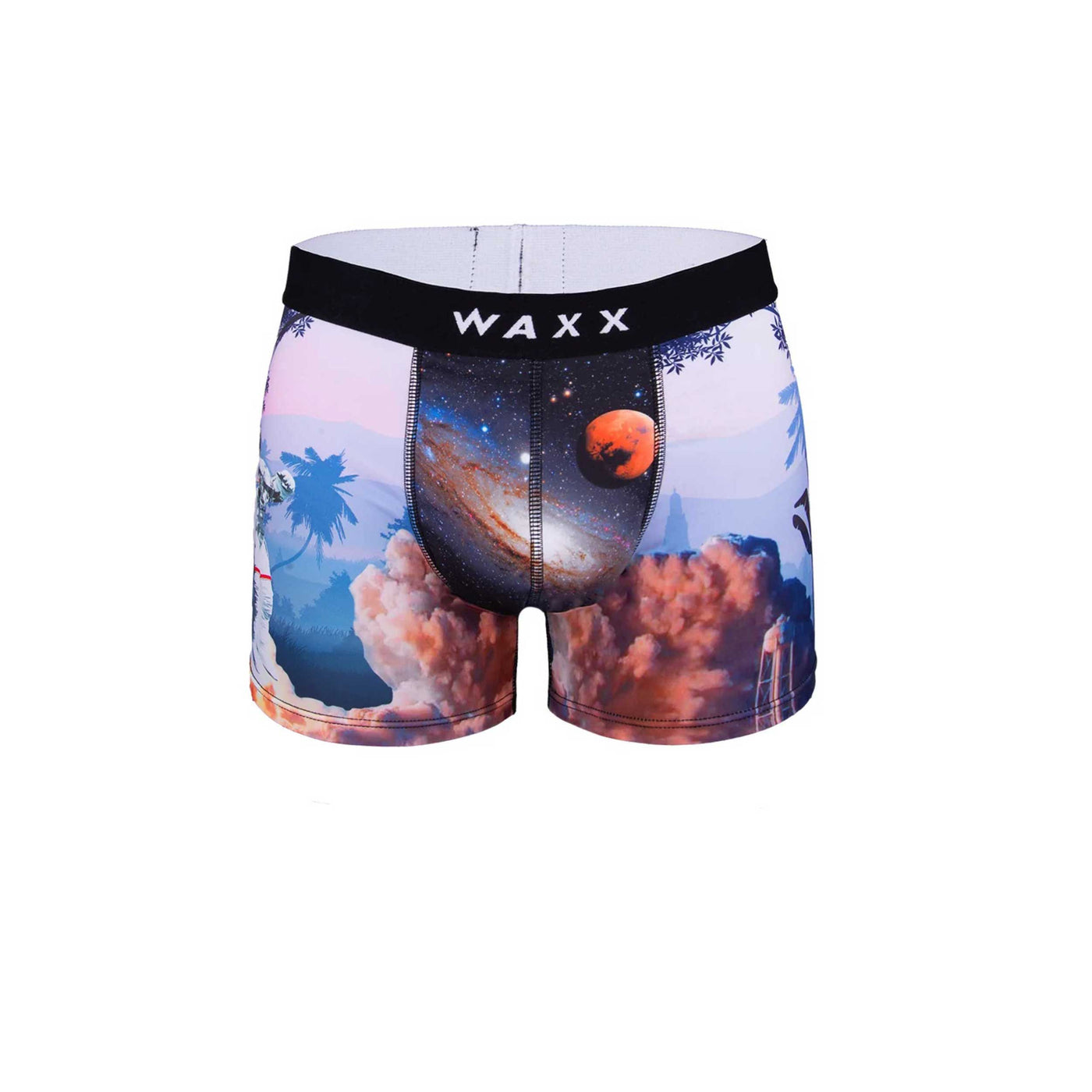Waxx Planet Boxer Short in Black