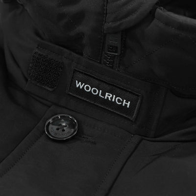 Woolrich Polar Bomber Jacket in Black Throat Logo