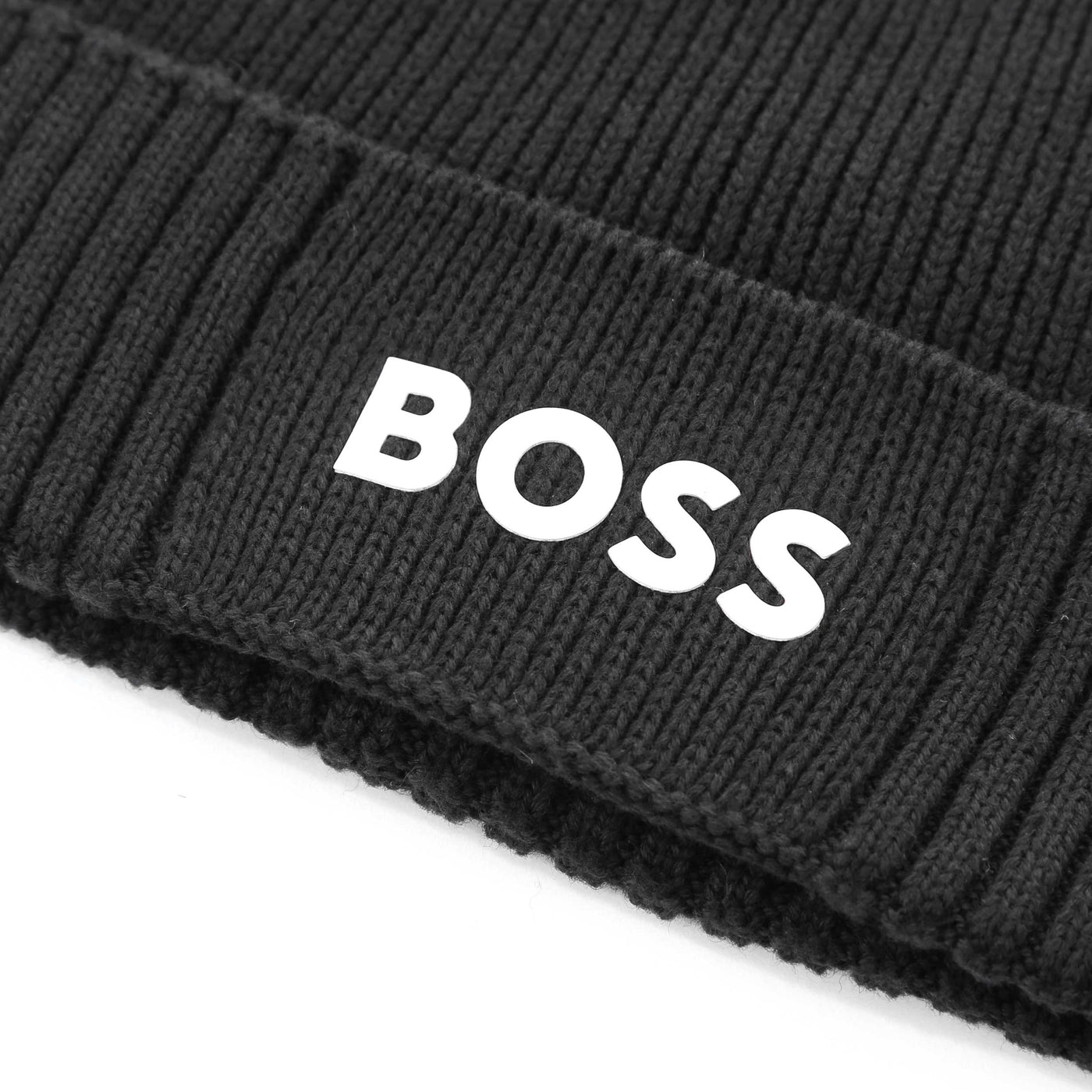 BOSS Asic Beanie X in Black Logo