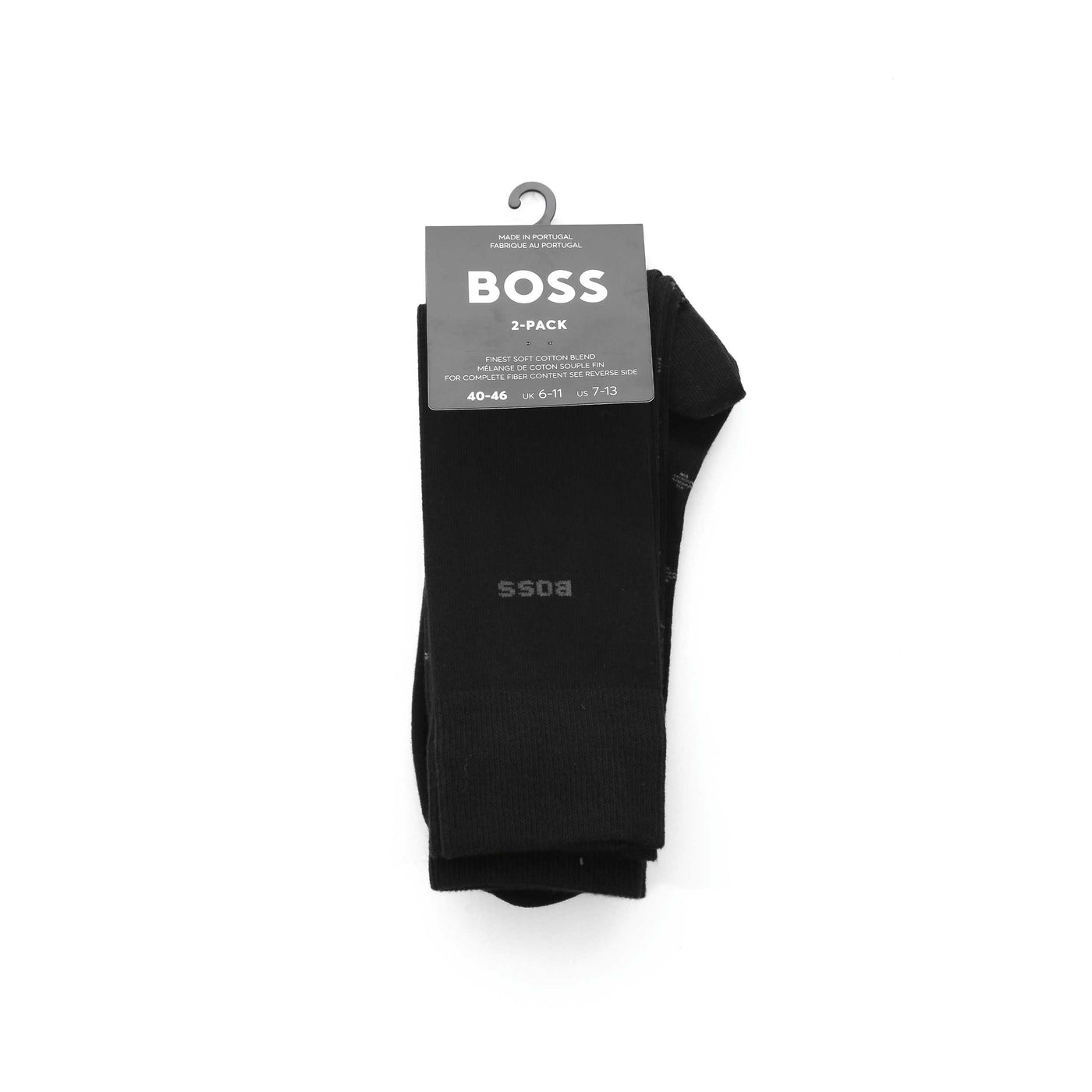 BOSS 2P RS Dots CC Sock in Black Packaging