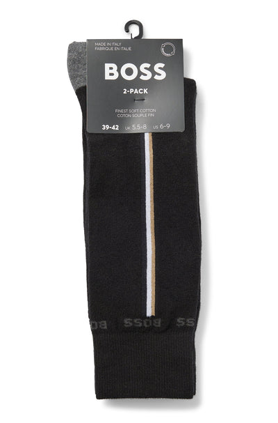 BOSS 2P RS Iconic CC Sock in Black