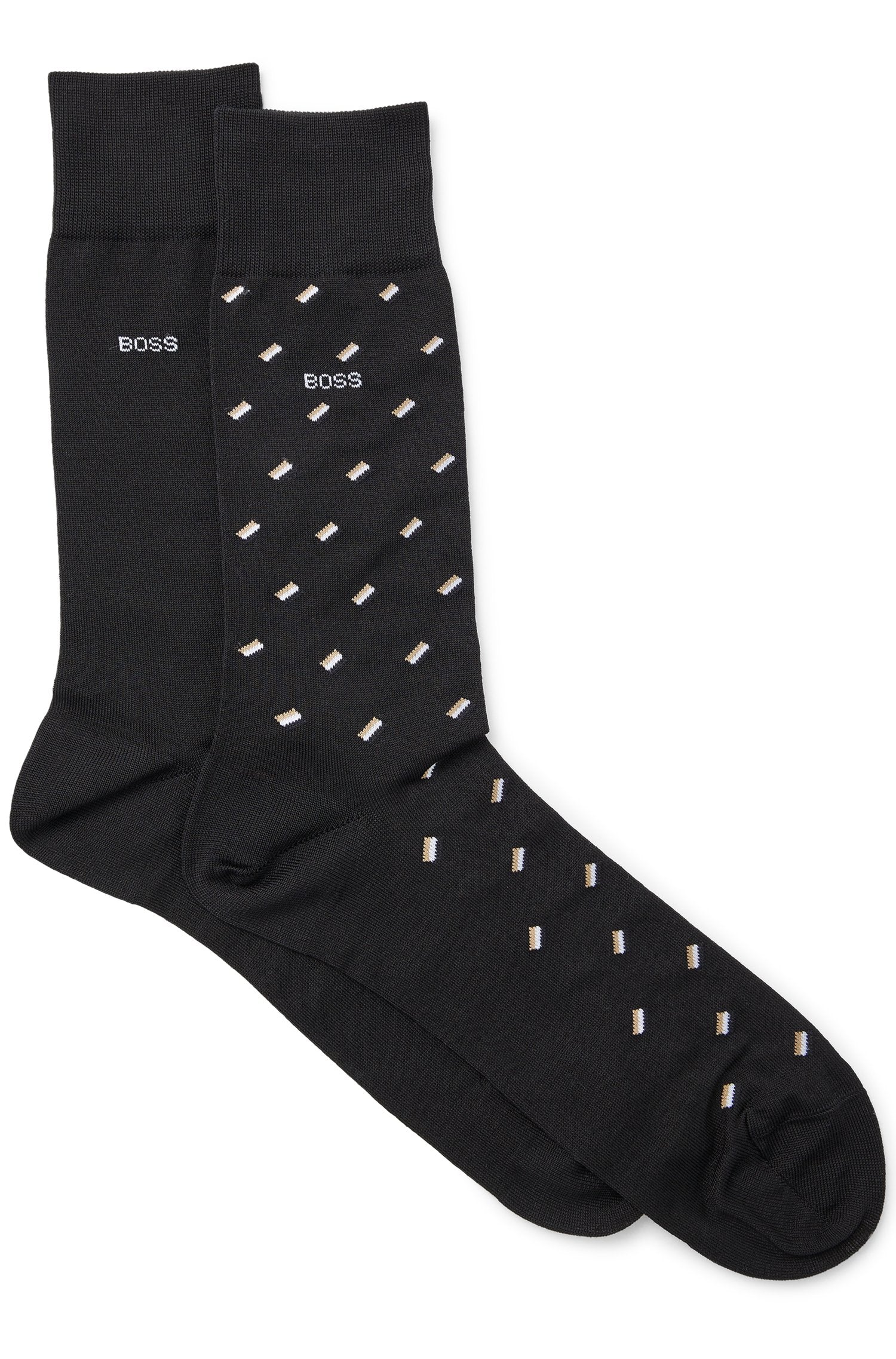 BOSS 2P RS Check CC Calzini Normali, Dark Blue, 39-42 Uomini BOSS 2P RS Check CC Calzini Normali, Dark Blue, 39-42 Uomini