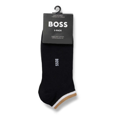 BOSS 2 Pack AS Uni Stripe CC Sock in Black