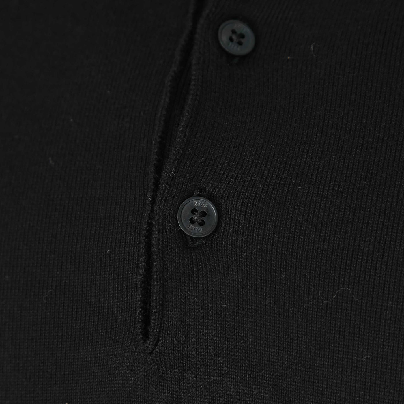 BOSS Gemello Knitwear in Black Placket