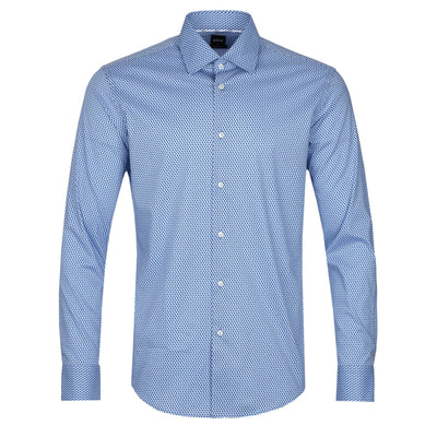 BOSS H JOE Kent C1 214 Shirt in Pastel Blue
