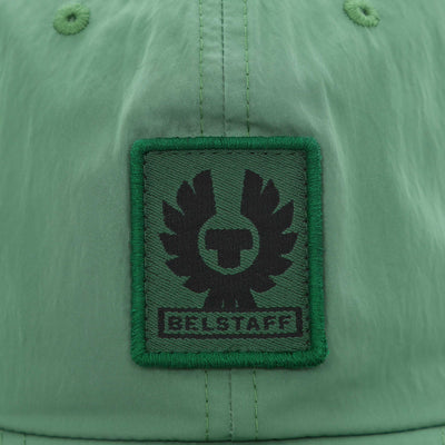Belstaff Phoenix Logo Cap in Graph Green