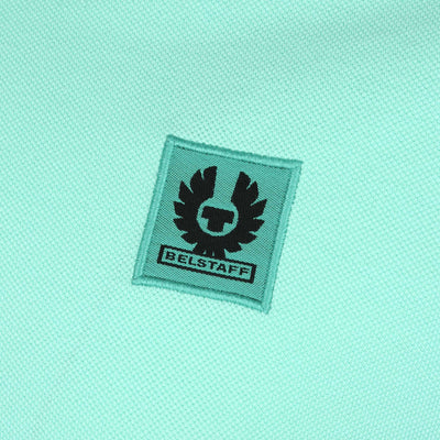 Belstaff Tipped Polo Shirt in Ocean Green