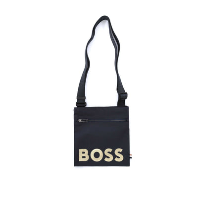 BOSS Catch Y S Zip Env Bag in Navy & Gold
