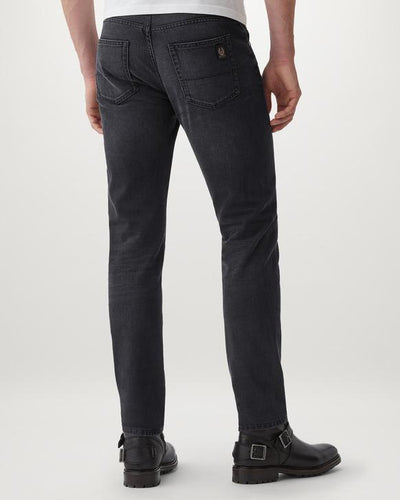 Belstaff Longton Slim Jean in Washed Black Model 2

