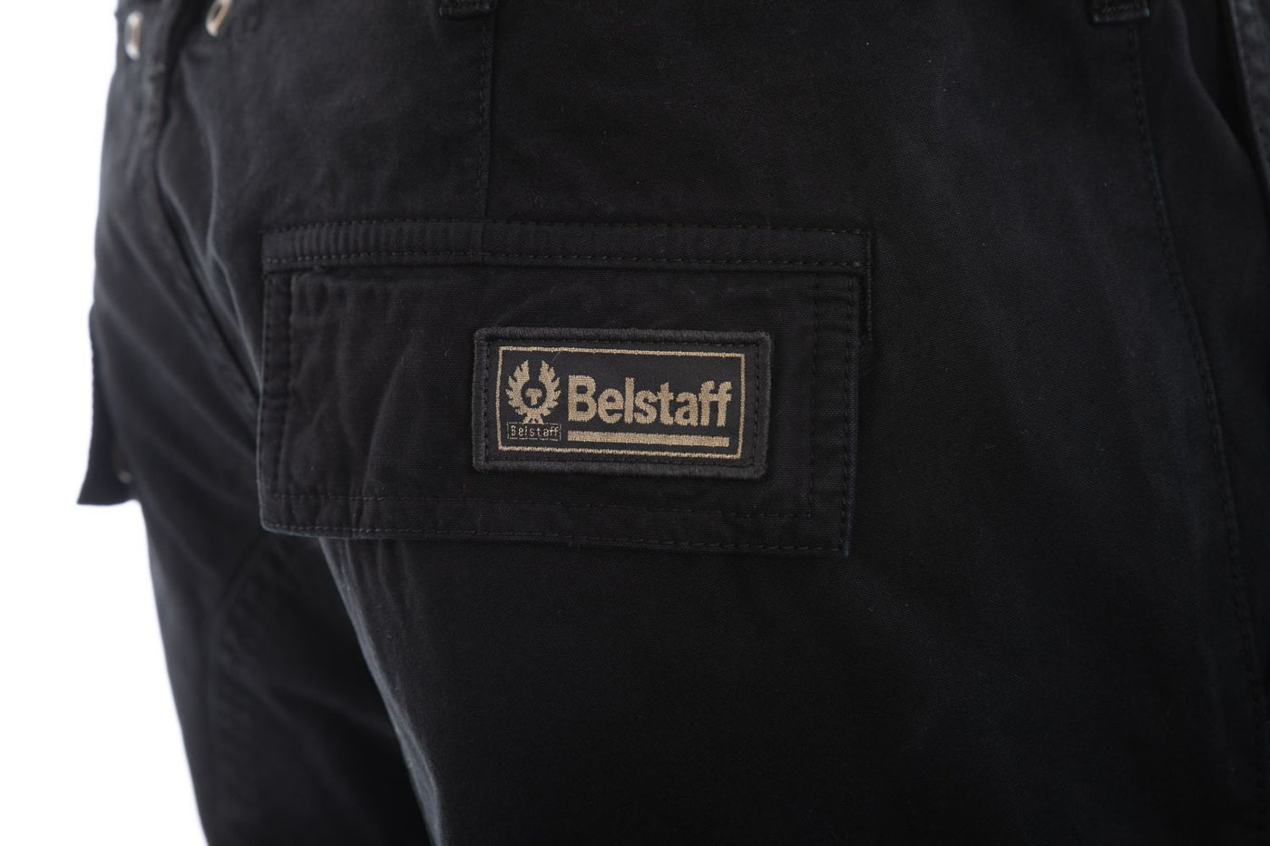 Belstaff Trailmaster Cargo Trouser in Black Logo