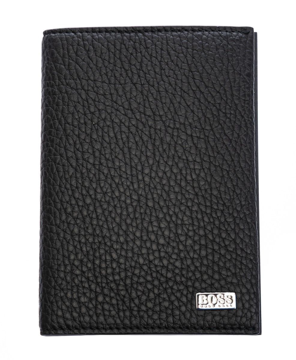 BOSS Crosstown Passport Holder in Black BOSS Norton Barrie
